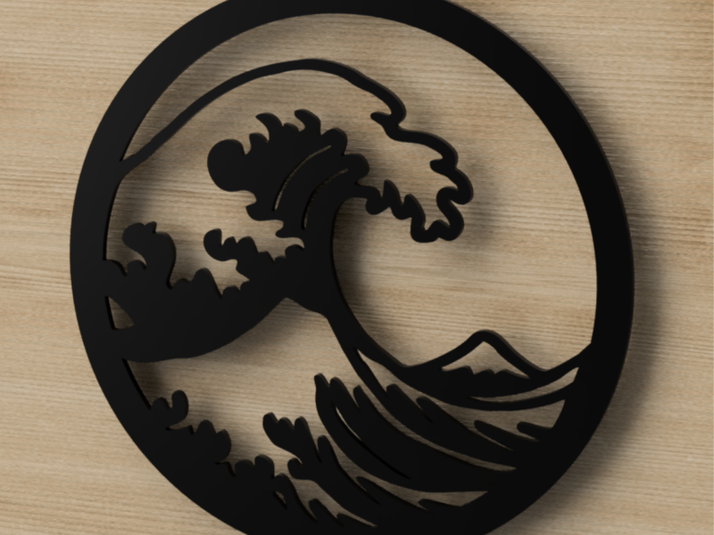 Wave - Semn Luminos LED Neon Backlight