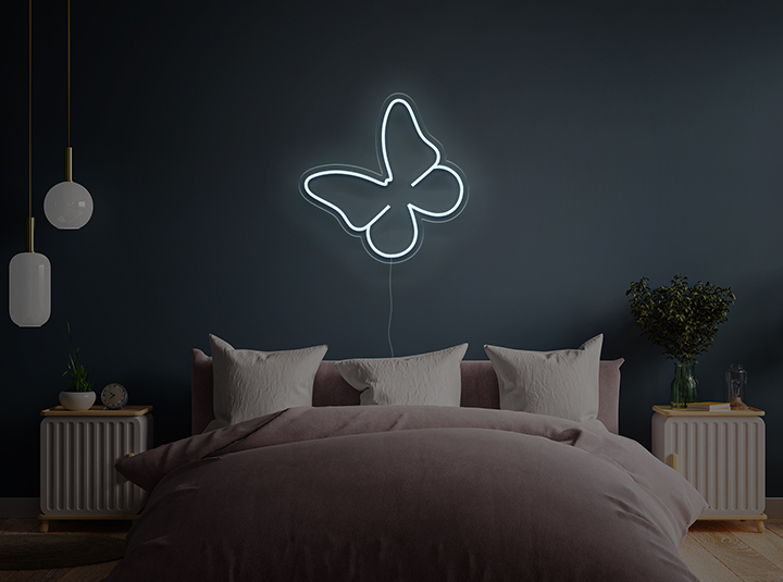 Fluture - Semn Luminos LED Neon