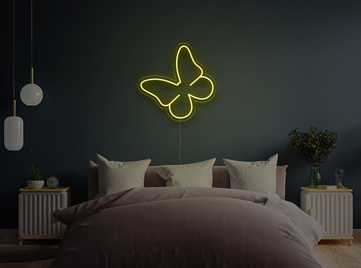 Schmetterling - Neon LED Schild