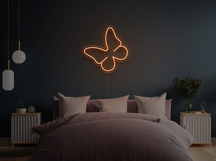 Fluture - Semn Luminos LED Neon