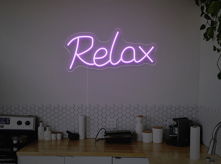 Relax - Neon LED Schild