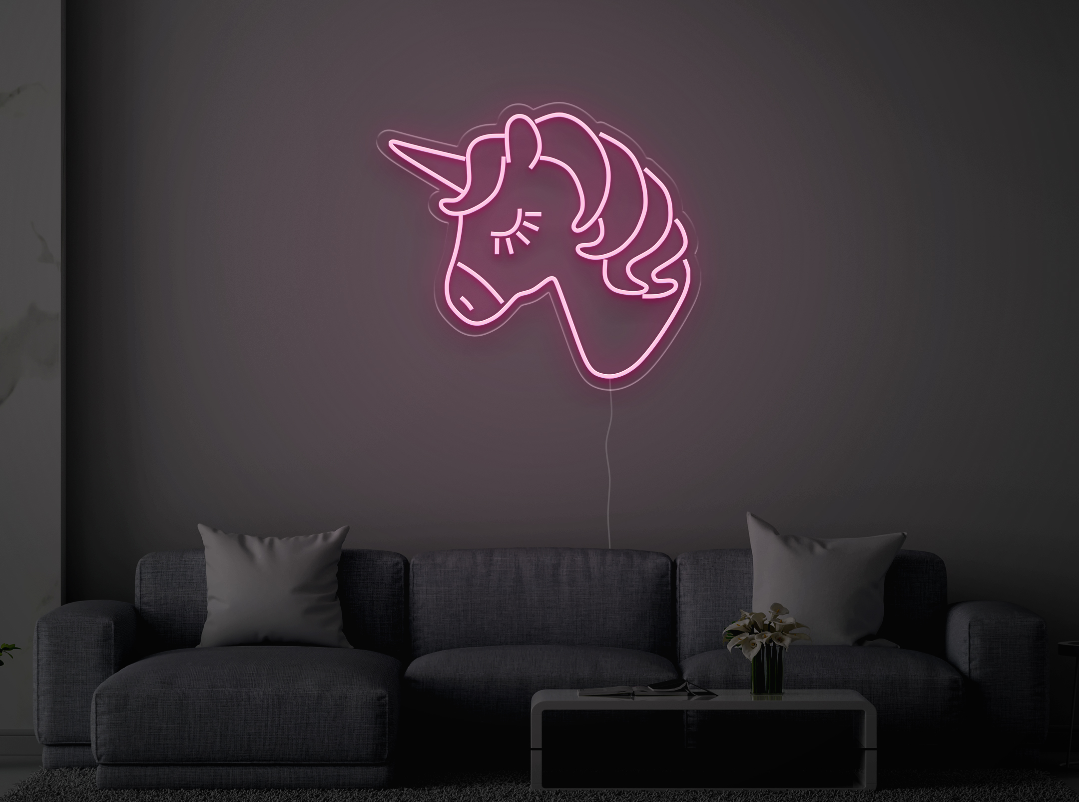 Unicorn - Semn Luminos LED Neon