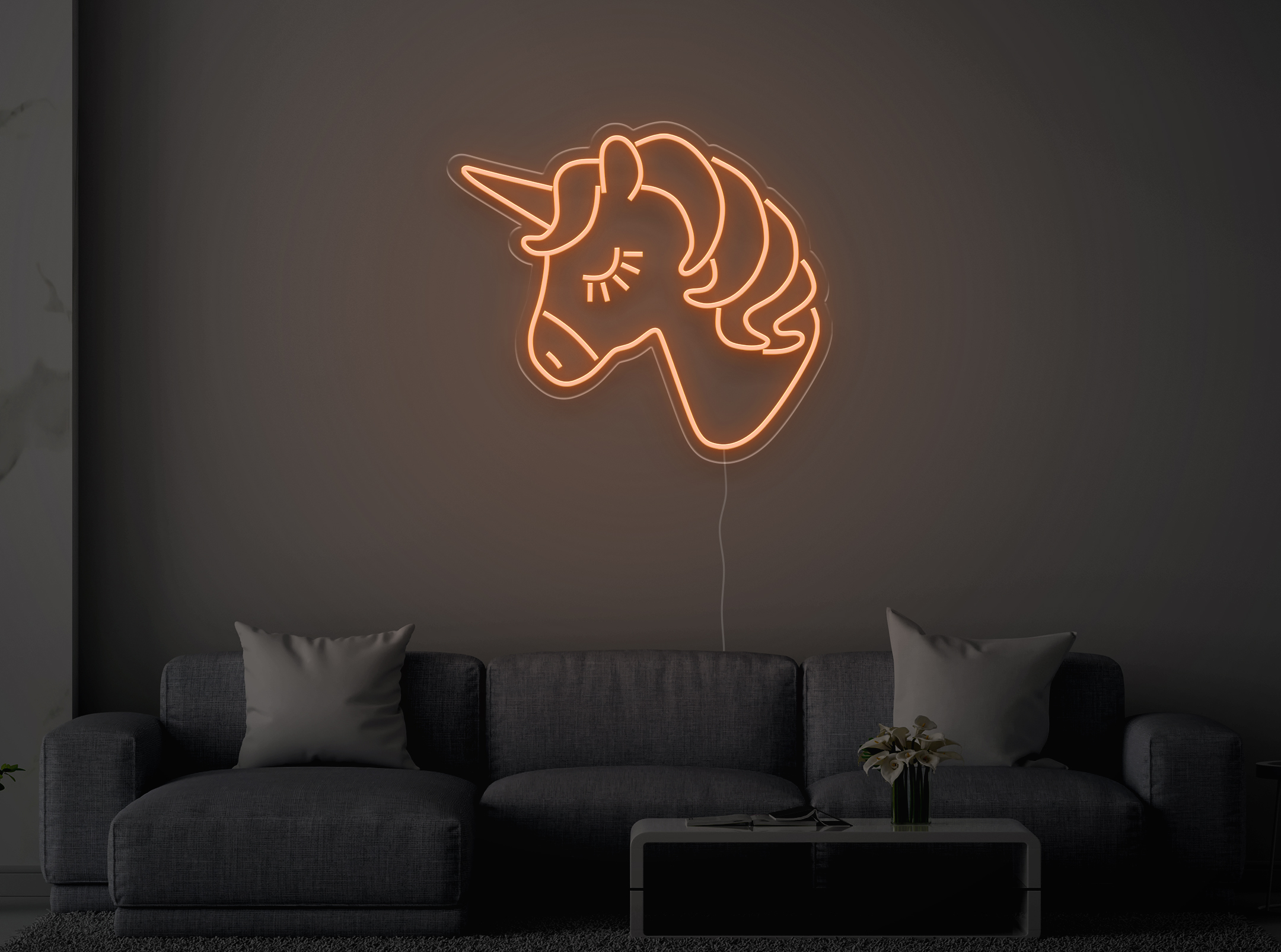 Unicorno - Insegne al neon a LED