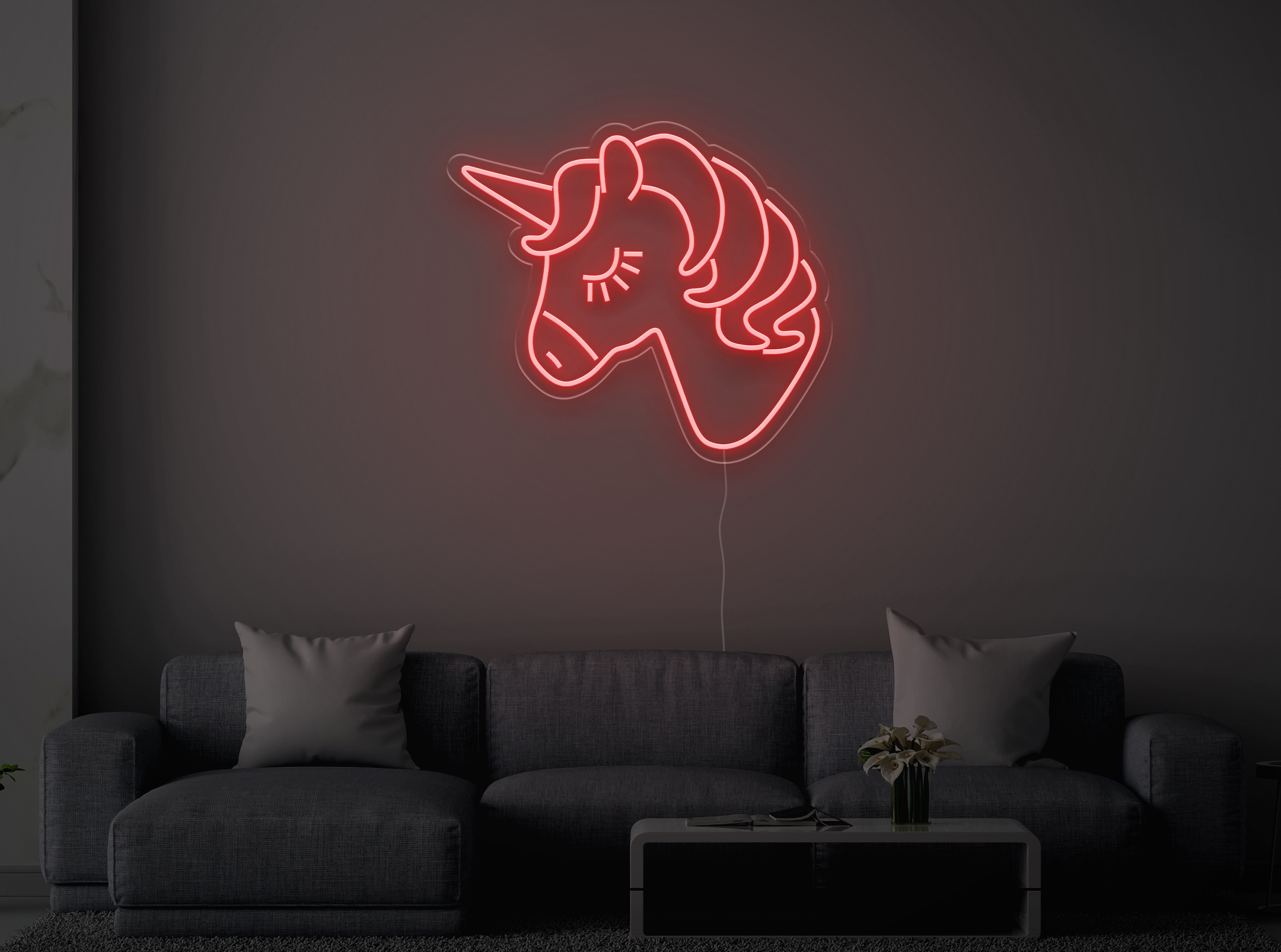 Unicorn - Semn Luminos LED Neon