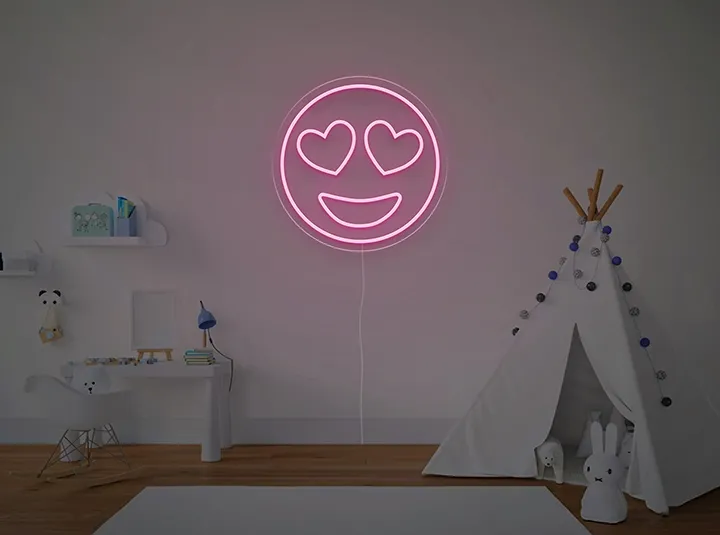 Emoji - Neon LED Schild