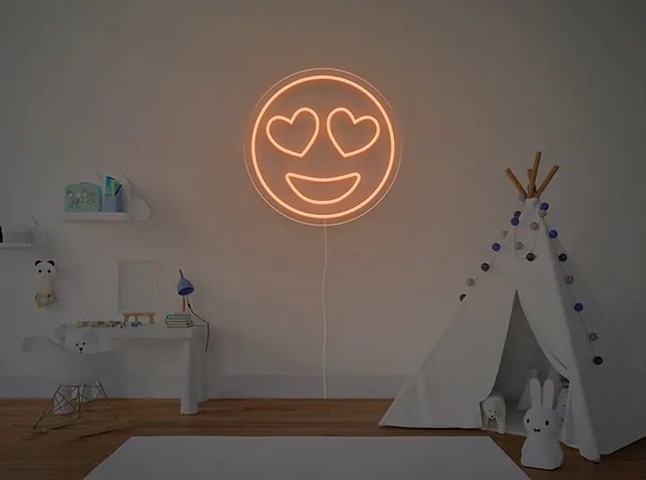 Emoji - Signe lumineux au neon LED