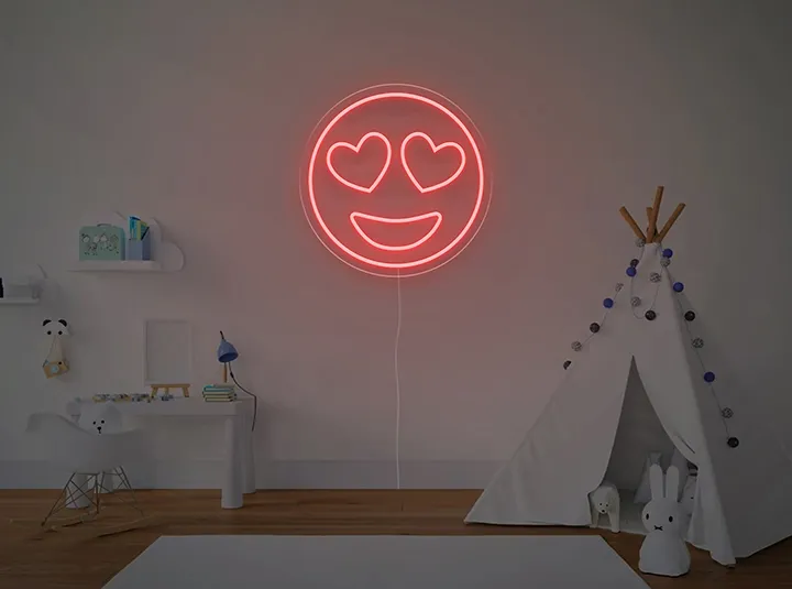 Emoji - Signe lumineux au neon LED