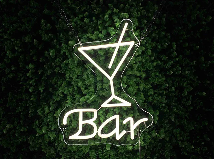 Cocktail & Bar - Insegne al neon a LED