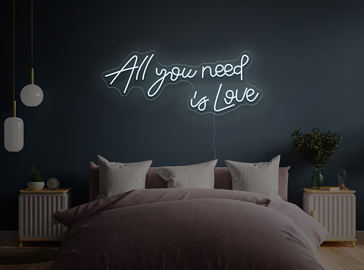 All you need is Love - Semn Luminos LED Neon