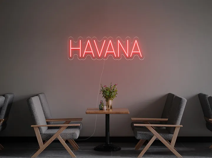 Havana - Signe lumineux au neon LED