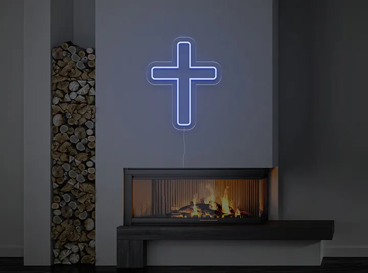 Kreuz - Neon LED Schild