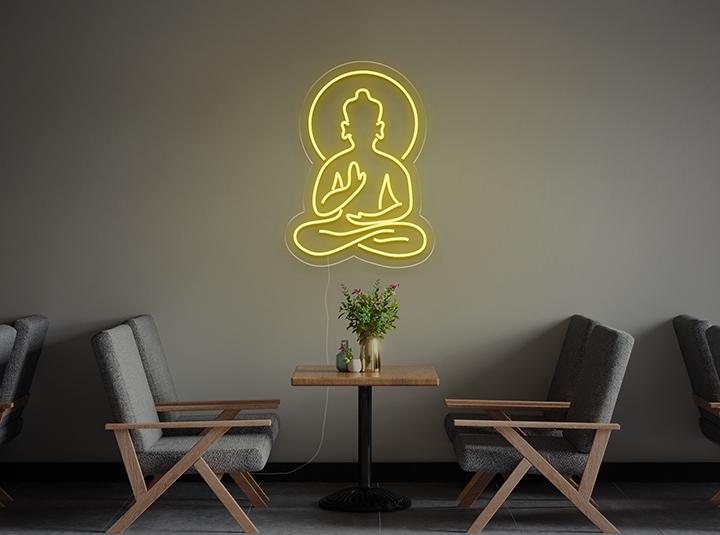 Namaste - Signe lumineux au neon LED